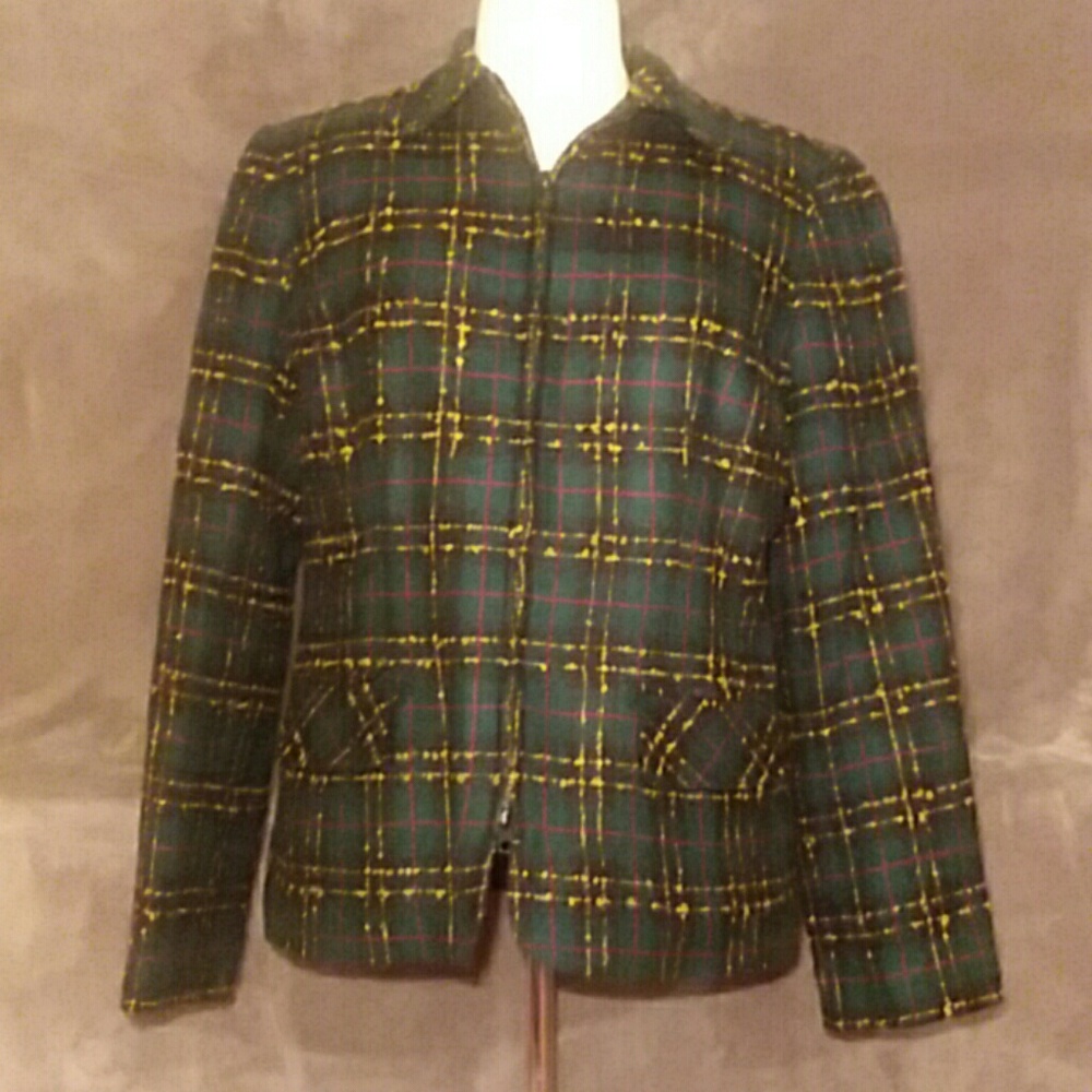 Sag Harbor Plaid Blazer